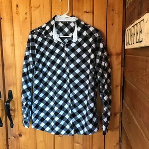 Plush flannel top